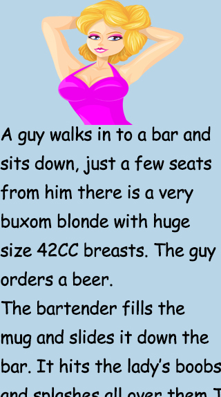 blonde and beer humour